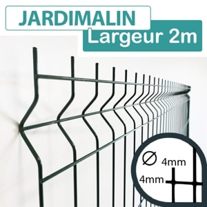 JardiMalin - Largeur 2m - Fil 4mm